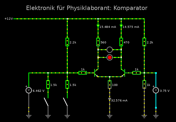 Komparator Simulation